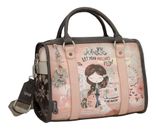 Anekke Peace & Love Bowling Handle Bag Pink Anekke Peace & Love Bowling Handle Bag Pink