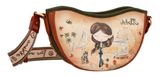 Anekke Peace & Love Oval Crossbody Bag Camel Anekke Peace & Love Oval Crossbody Bag Camel