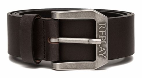 REPLAY Belt W110 Black Brown REPLAY Belt W110 Black Brown