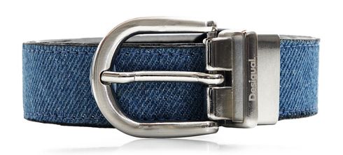 Desigual Reversible Belt W85 Denim Raw