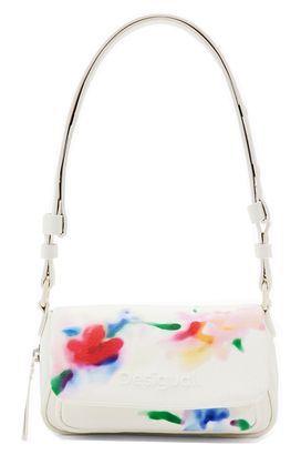 Desigual Liquidflower Tromso Crossbody Bag Creme White