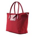 LANCASTER Smart KBA Tote Bag Rouge LANCASTER Smart KBA Tote Bag Rouge
