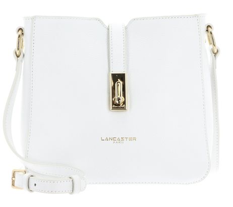 LANCASTER Milano Horizon Shoulder Bag Blanc