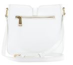 LANCASTER Milano Horizon Shoulder Bag Blanc