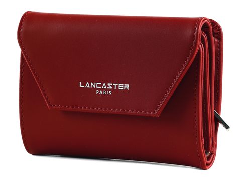 LANCASTER Smooth Back To Back Organizer Wallet Rouge