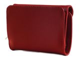 LANCASTER Smooth Back To Back Organizer Wallet Rouge
