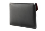 LANCASTER Pur & Element City Clutch Noir - In - Rouge LANCASTER Pur & Element City Clutch Noir - In - Rouge