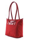LANCASTER Smart KBA Shoulder Bag M Rouge LANCASTER Smart KBA Shoulder Bag M Rouge