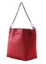 LANCASTER Pur & Element City Bucket Bag S Rouge