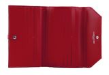 LANCASTER Smooth Back To Back Organizer Wallet Rouge