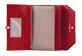 LANCASTER Smooth Back To Back Organizer Wallet Rouge