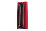 LANCASTER Smooth Back To Back Organizer Wallet Rouge