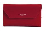 LANCASTER Smooth Back To Back Organizer Wallet Rouge