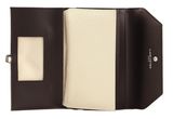 LANCASTER Smooth Back To Back Organizer Wallet Noir - Nude Clair - Nude Foncé