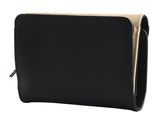 LANCASTER Smooth Back To Back Organizer Wallet Noir - Nude Clair - Nude Foncé