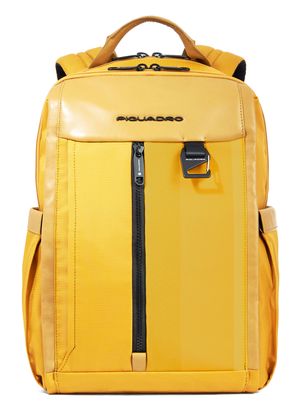 PIQUADRO Steve Computer Backpack M Yellow