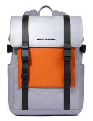 PIQUADRO David One Compartment Computer Backpack Grey