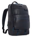 PIQUADRO Blue Square Revamp Two Compartment Computer Backpack Blue