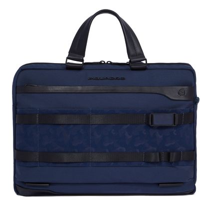 PIQUADRO FX Two Handle Briefcase Blue