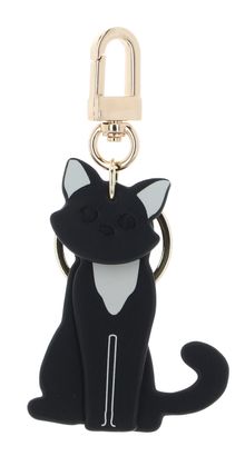 SEIDENFELT MANUFAKTUR My Cat Key Chain Black / Gold