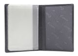 Esquire New Silk Passport Card Case Black