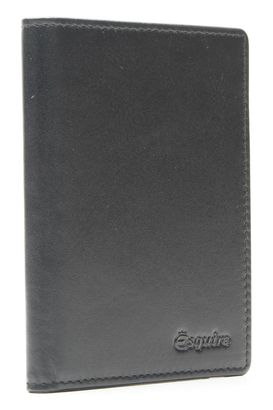 Esquire New Silk Passport Cover Black