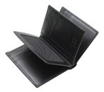 Esquire New Silk Passport Card Holder Black