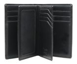 Esquire New Silk Passport Card Holder Black