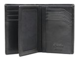 Esquire New Silk Passport Card Holder Black