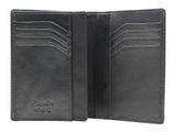 Esquire New Silk Passport Card Holder Black