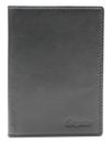 Esquire New Silk Passport Card Holder Black