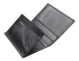 Esquire New Silk Passport Card Holder Black