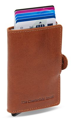 The Chesterfield Brand Albury Cardholder Cognac