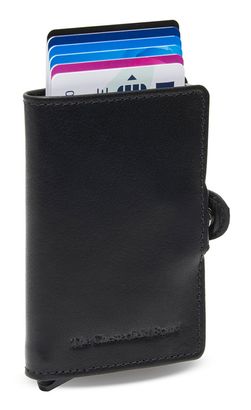 The Chesterfield Brand Albury Cardholder Black