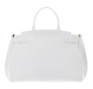 COCCINELLE Kliche Handbag Grained Leather Brillant White