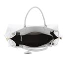 COCCINELLE Kliche Handbag Grained Leather Brillant White