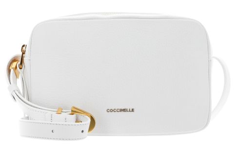COCCINELLE Coccinelle Gleen Handbag Grained Leather Brillant White