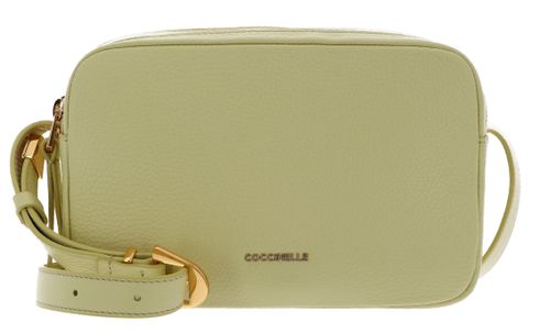 COCCINELLE Coccinelle Gleen Handbag Grained Leather Lime Wash