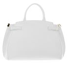 COCCINELLE Kliche Handbag Grained Leather Brillant White