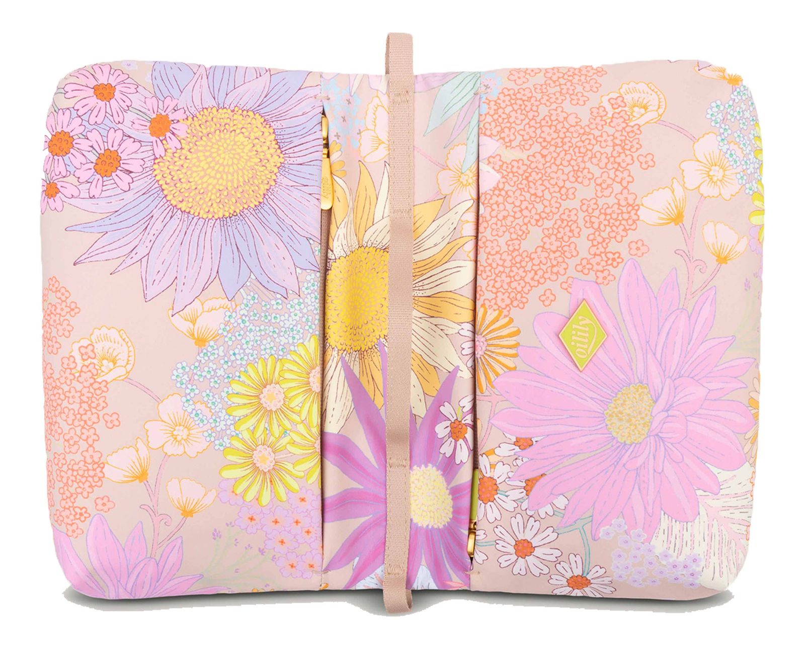 Oilily Borsa A Tracolla Maud Frappe – Design Floreale Colorato, 27x25x11 Cm, Tracolla Regolabile