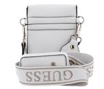 GUESS Latona Flap Chit Chat Phone Bag White