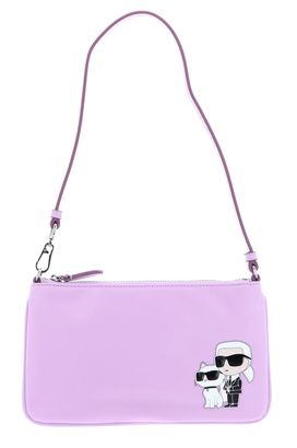 KARL LAGERFELD K / Ikonik 2.0 Nylon Pouch Violetta