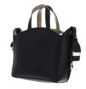 KARL LAGERFELD K / Circle Tote Bag Perforated S Black