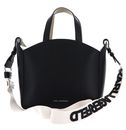 KARL LAGERFELD K / Circle Tote Bag Perforated S Black