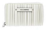 KARL LAGERFELD K / Kushion Zip Wallet M Creme White KARL LAGERFELD K / Kushion Zip Wallet M Creme White