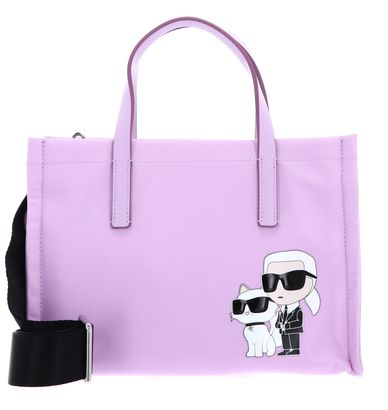 KARL LAGERFELD K / Ikonik 2.0 Nylon Crossbody Tote S Violetta