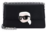 KARL LAGERFELD K / Ikonik 2.0 Leather Shoulder Bag Lock Black KARL LAGERFELD K / Ikonik 2.0 Leather Shoulder Bag Lock Black