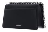 KARL LAGERFELD K / Ikonik 2.0 Leather Shoulder Bag Lock Black KARL LAGERFELD K / Ikonik 2.0 Leather Shoulder Bag Lock Black