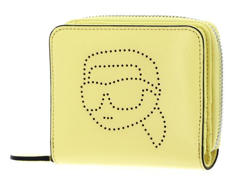 KARL LAGERFELD K / Ikonik 2.0 Perforated Bifold Wallet M Mimosa