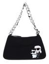 KARL LAGERFELD K / Ikonik 2.0 Nylon Shoulder Bag Black KARL LAGERFELD K / Ikonik 2.0 Nylon Shoulder Bag Black